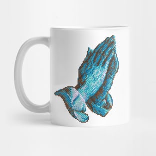 Praying 16bit - Pixel Art Tui15 Mug